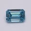 1.11 Ct. Fancy Intense Blue Emerald Lab Grown Diamond