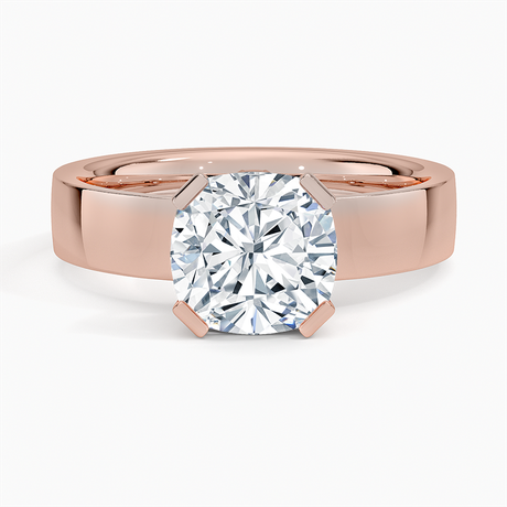 14K Rose Gold Parker Solitaire Ring