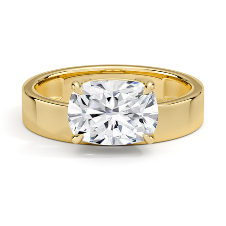 Peyton Floating Diamond Solitaire Ring