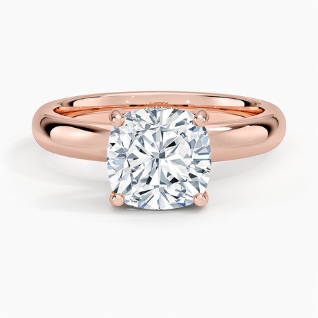 14K Rose Gold Sydney Perfect Fit Halo 3mm Diamond Ring