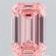 1.08 Ct. Fancy Intense  Pink Emerald Lab Grown Diamond