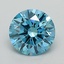 1.04 Ct. Fancy Vivid Blue Round Lab Grown Diamond