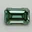 2.47 Ct. Fancy Vivid Pacific Green Emerald Lab Grown Diamond