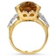 The Gerrilee Ring, smalltop view on a hand