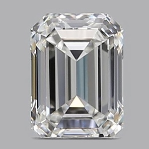 Emerald diamond — real photo