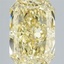 5.03 Ct. Fancy Intense  Yellow Radiant Lab Grown Diamond