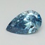1.07 Ct. Fancy Vivid Blue Pear Lab Grown Diamond