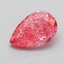 1.08 Ct. Fancy Vivid  Pink Pear Lab Grown Diamond