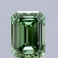 2.60 Ct. Fancy Vivid Green Emerald Lab Grown Diamond