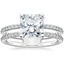 18K White Gold Linnia Diamond Ring (1/2 ct. tw.), smalltop view