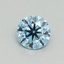 0.50 Ct. Fancy Vivid Blue Round Lab Grown Diamond