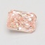 0.70 Ct. Fancy Intense Pink Radiant Lab Grown Diamond