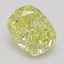 1.15 Ct. Fancy Intense Yellow Cushion Diamond