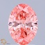 1.57 Ct. Fancy Vivid Pink Oval Lab Grown Diamond