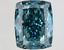 13.83 Ct. Fancy Vivid Blue Cushion Lab Grown Diamond
