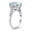 The Hazle Ring, smalltop view on a hand