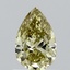 0.70 Ct. Fancy Intense Yellow Pear Lab Grown Diamond