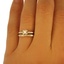 The Lena Matched Set, smalltop view on a hand