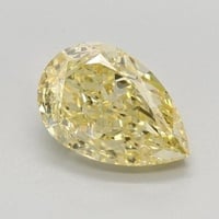 1.48 Ct. Fancy Yellow Pear Lab Grown Diamond