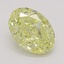 1.37 Ct. Fancy Intense Yellow Oval Diamond