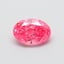 0.54 Ct. Fancy Vivid  Pink Oval Lab Grown Diamond