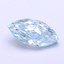 1.11 Ct. Fancy Intense  Blue Marquise Lab Grown Diamond