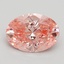 2.14 Ct. Fancy Vivid Pink Oval Lab Grown Diamond