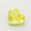 1.10 Ct. Fancy Intense Yellow Heart Lab Grown Diamond