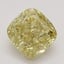 1.51 Ct. Fancy Deep Brownish Yellow Cushion Diamond