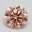 2.57 Ct. Fancy Intense Pink Round Lab Grown Diamond
