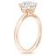 18K Rose Gold Simply Tacori Delicate Drape Diamond Ring, smallside view
