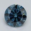 2.50 Ct. Fancy Vivid Blue Round Lab Grown Diamond