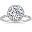 18K White Gold Waverly Halo Diamond Ring (1/2 ct. tw.), smalltop view