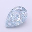 2.50 Ct. Fancy Intense  Blue Pear Lab Grown Diamond