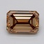 2.99 Ct. Fancy Light  Brown Emerald Lab Grown Diamond