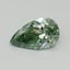 0.40 Ct. Fancy Vivid Green Pear Lab Grown Diamond