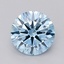 2.50 Ct. Fancy Vivid  Blue Round Lab Grown Diamond