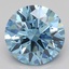3.54 Ct. Fancy Vivid Blue Round Lab Grown Diamond