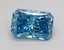 2.96 Ct. Fancy Vivid Blue Radiant Lab Grown Diamond