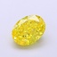 1.59 Ct. Fancy Vivid  Yellow Oval Lab Grown Diamond