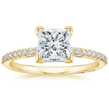 18K Yellow Gold Simply Tacori Classic Diamond Bridal Set