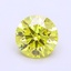 1.04 Ct. Fancy Vivid  Yellow Round Lab Grown Diamond