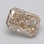 0.55 Ct. Very Light  Brown Radiant Lab Grown Diamond