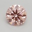 1.30 Ct. Fancy Intense Pink Round Lab Grown Diamond