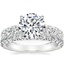 18K White Gold Ellora Diamond Ring with Luxe Sienna Diamond Ring (5/8 ct. tw.)