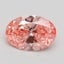 1.36 Ct. Fancy Vivid Pink Oval Lab Grown Diamond