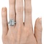The Alberta Ring, smallzoomed in top view on a hand