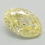 1.10 Ct. Fancy Intense Yellow Oval Lab Grown Diamond