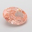 3.03 Ct. Fancy Vivid Pink Oval Lab Grown Diamond