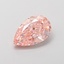 0.98 Ct. Fancy Vivid Pink Pear Lab Grown Diamond